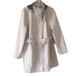 Calvin Klein Women Trench Coat with Belt Beige